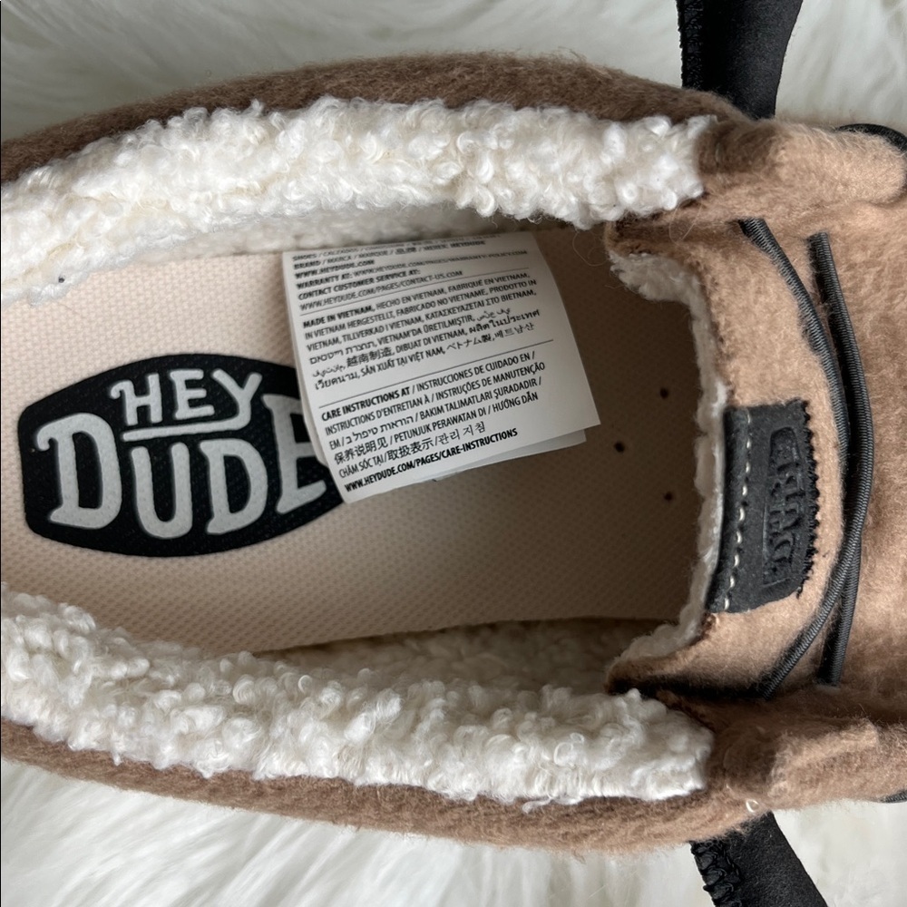 🆕 Hey Dude Wally Warmth Mens Slip-on Size 8 Casual Brown - Picture 11 of 11